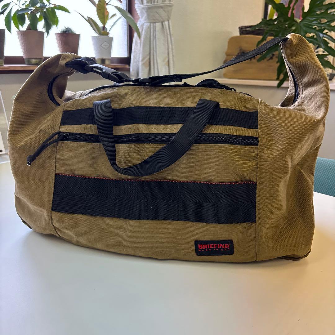 BRIEFING ボストンバッグ カーキ