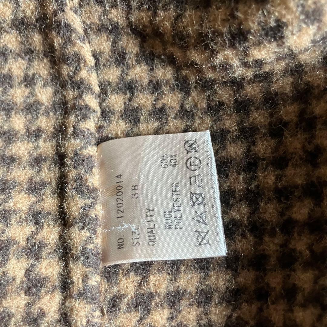 美品　TODAYFULトゥデイフル　オーバーサイズ　チェスターコート　サイズ38