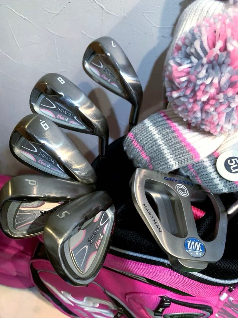 豪華　良品　レディースゴルフクラブフルセット　ダンロップ　スリクソン　ヨネックス