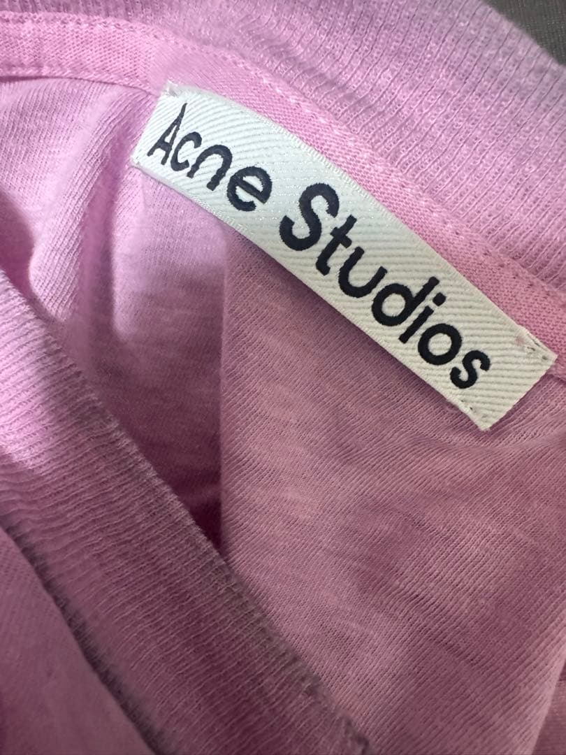 acne studios tシャツ ピンク