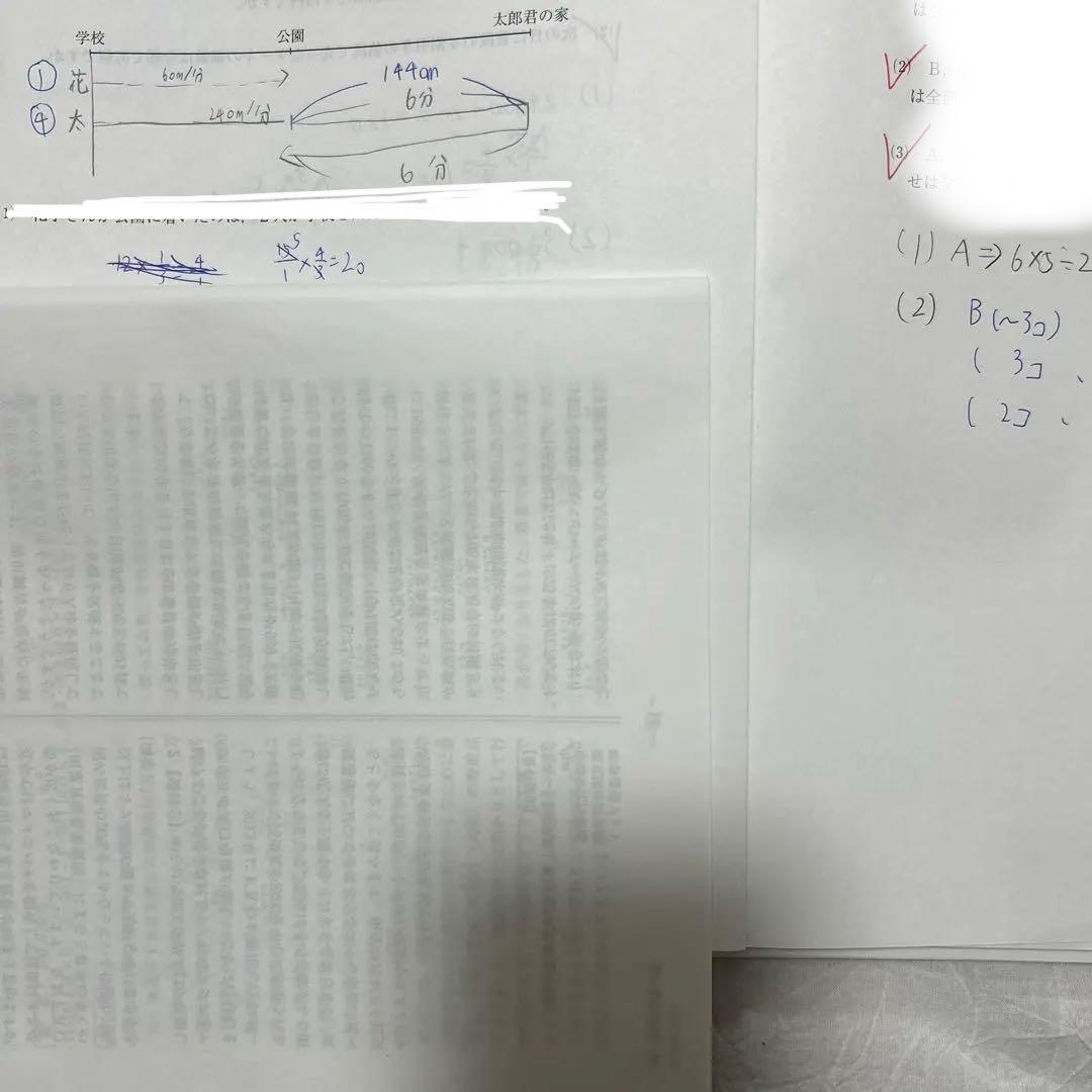 サピックス6年テスト（60回分） 【早い者勝ちです】