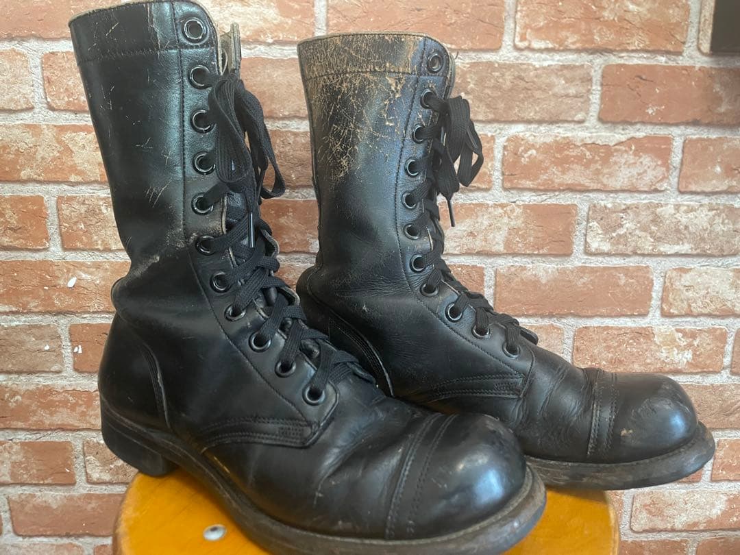 60s ビンテージ　アーミーブーツ　茶芯　ジャンプブーツパラトルーパーサイズ9R