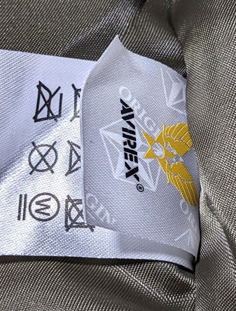 AVIREX アヴィレックス フード 中綿 ブルゾン ミリタリー ジャケット　L