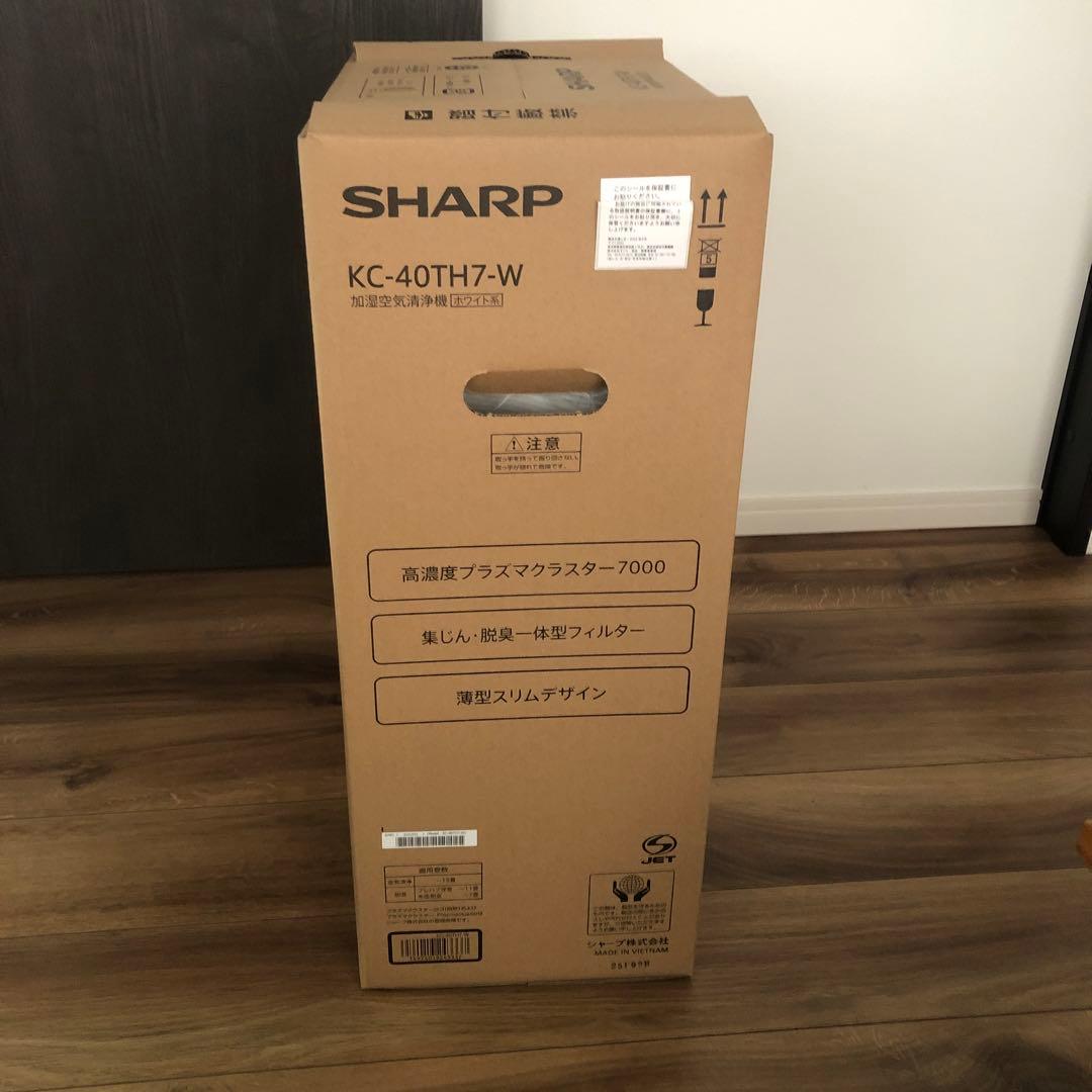 新品未使用　SHARP 加湿空気清浄機 KC-40TH7-W プラズマクラスター