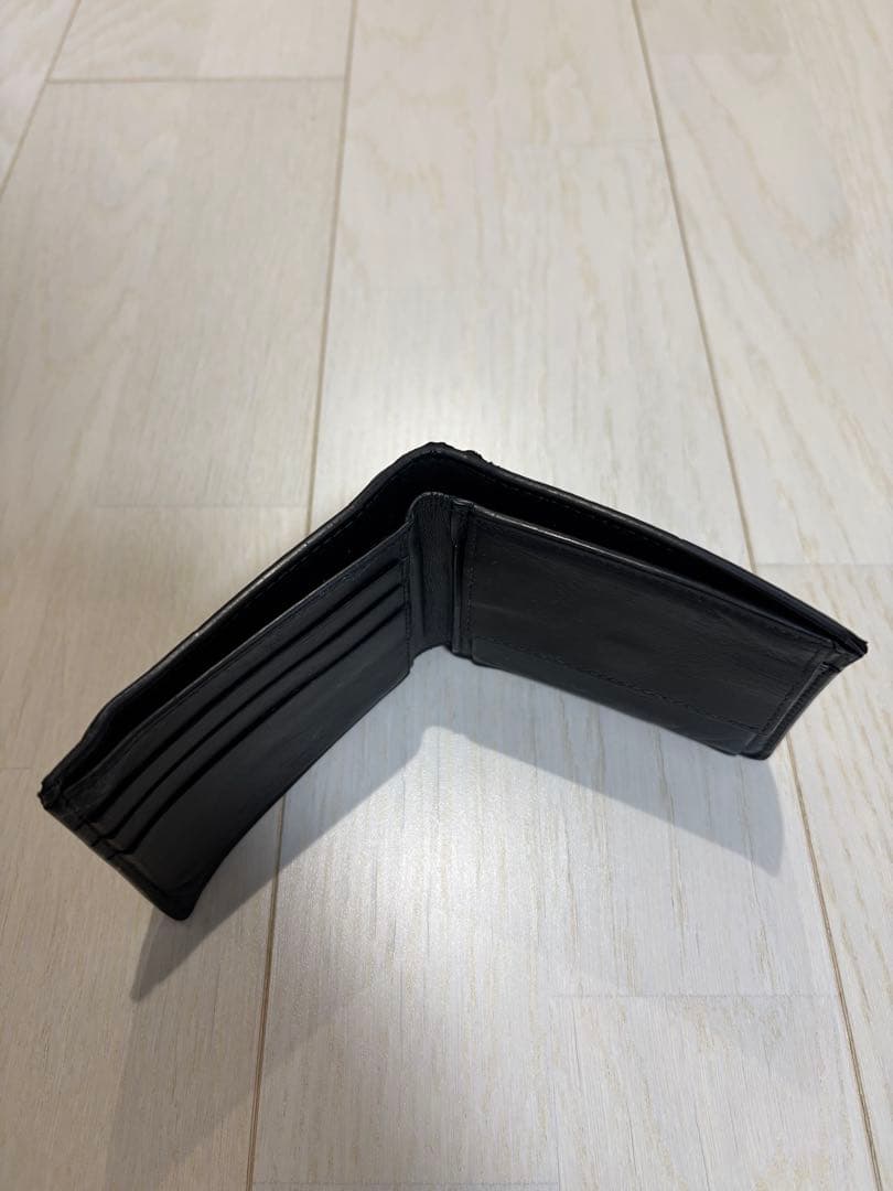 ボッテガヴェネタ　カセット　二つ折り財布　ブラック