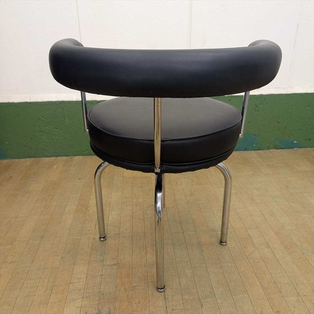 美品　本革　LC7　ル・コルビジェ　アームチェア　回転椅子　イス　リプロダクト