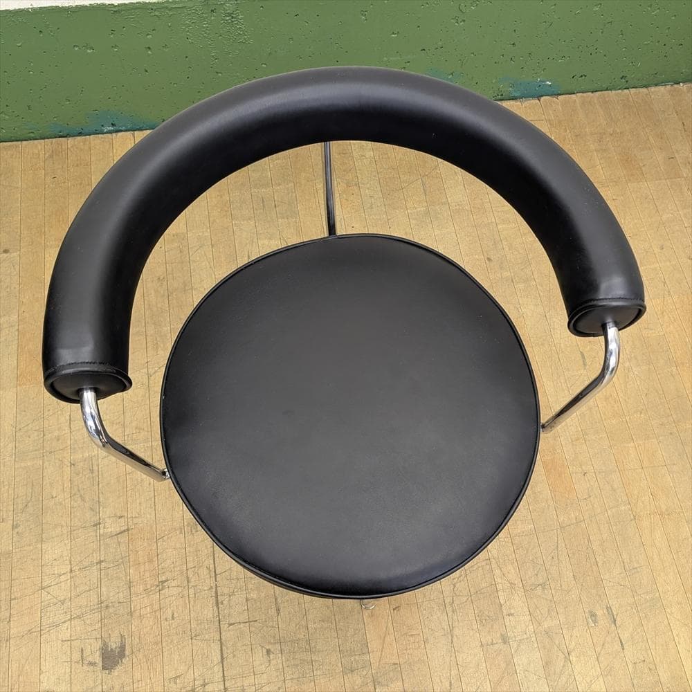 美品　本革　LC7　ル・コルビジェ　アームチェア　回転椅子　イス　リプロダクト