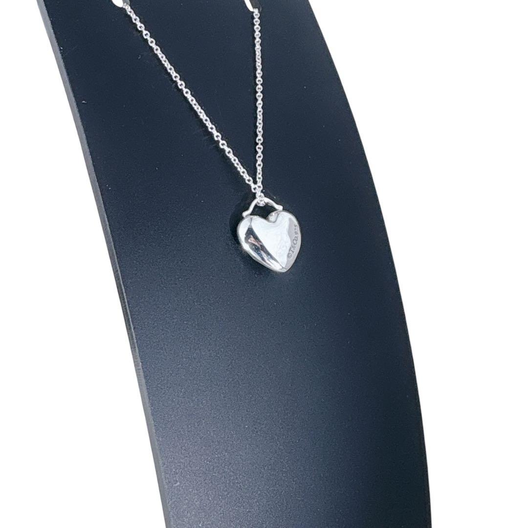 【光沢艶感仕上げ】ティファニー ハートロック フル ネックレス シルバー925