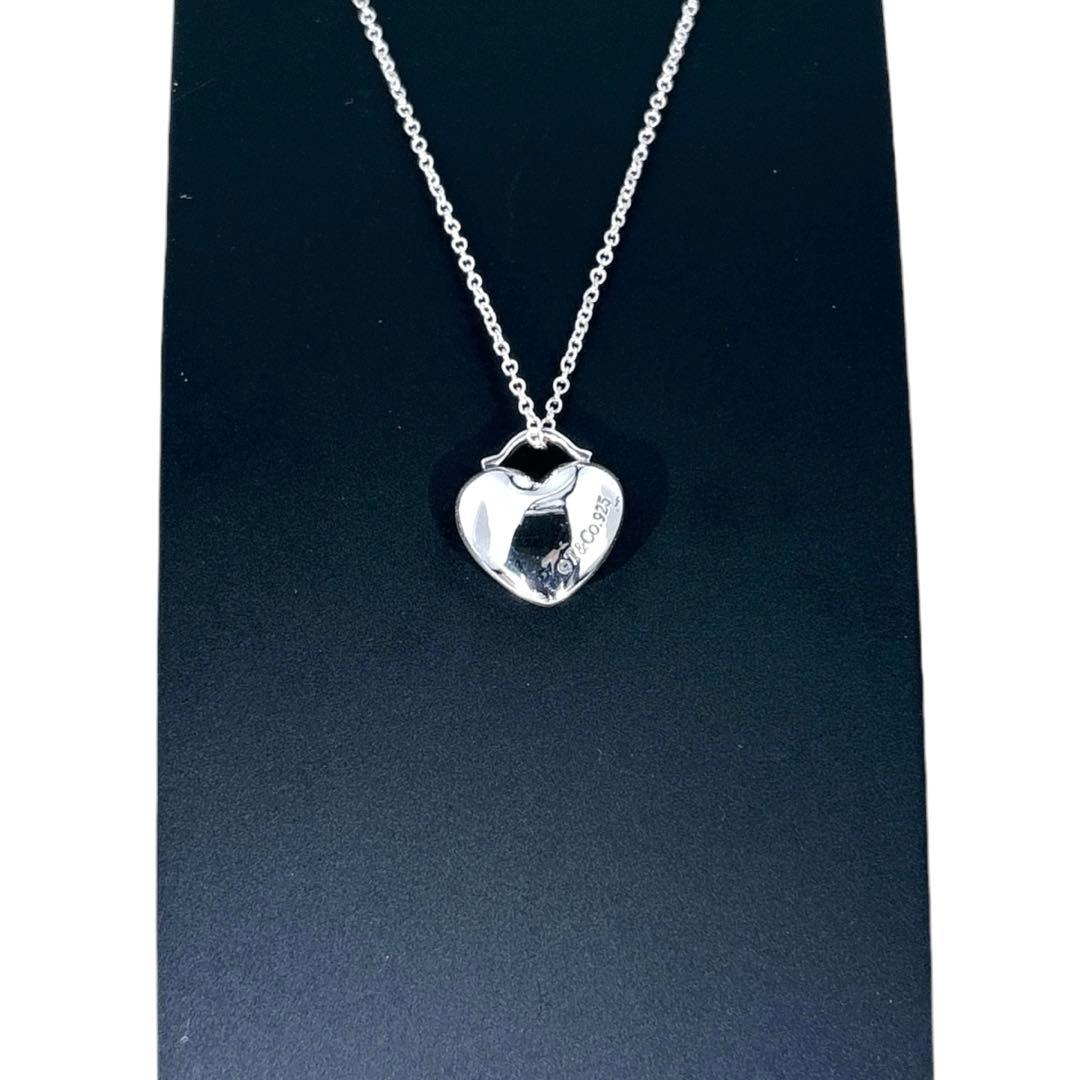 【光沢艶感仕上げ】ティファニー ハートロック フル ネックレス シルバー925