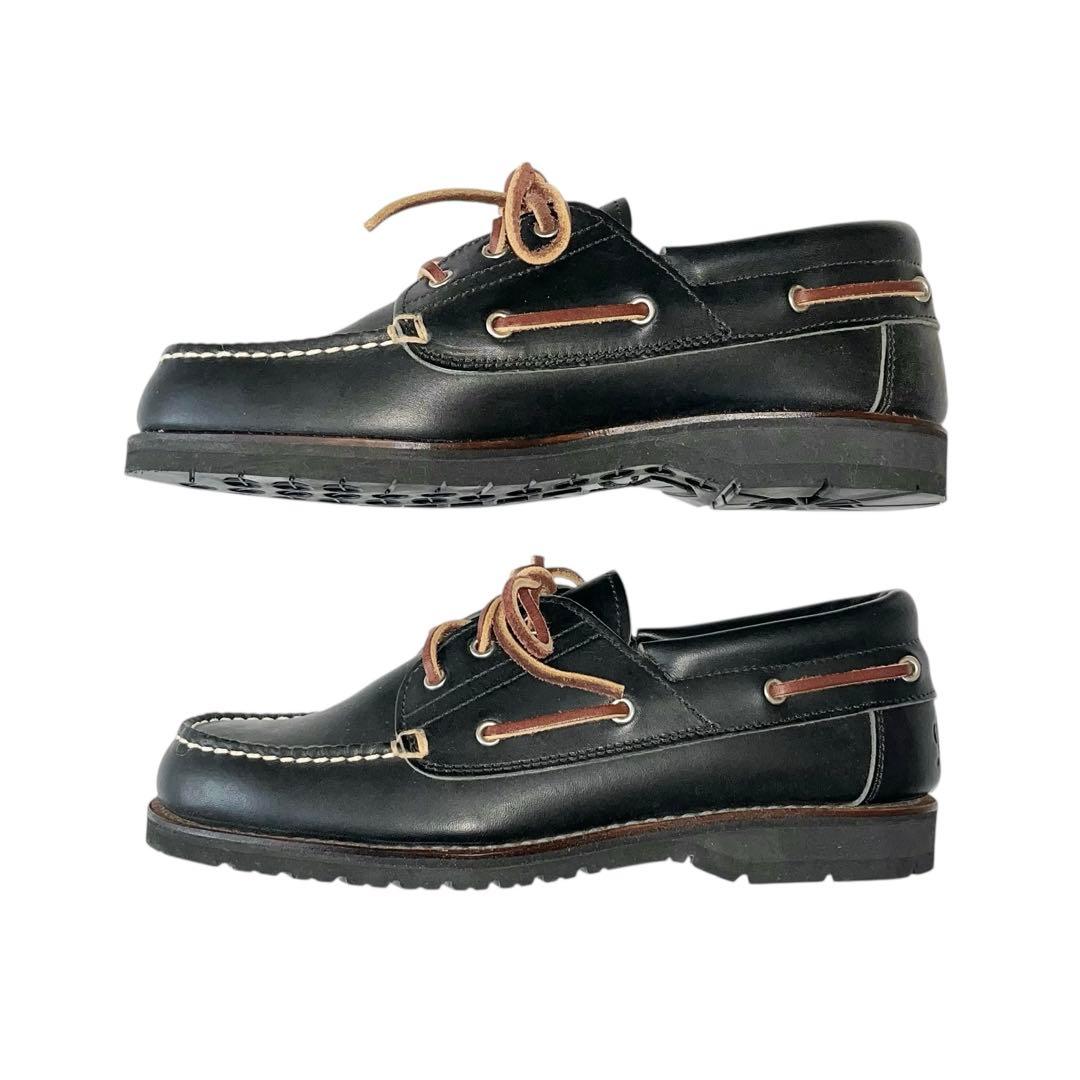 【ほぼ新品】◾️Danner◾️デッキシューズ◾️D910007◾️本革◾️ブラック