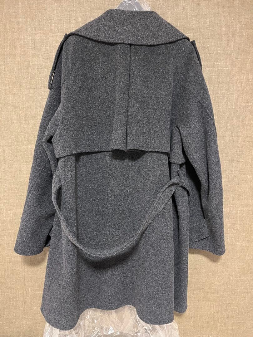 【アニュアンス】リバーウールミドルトレンチコート