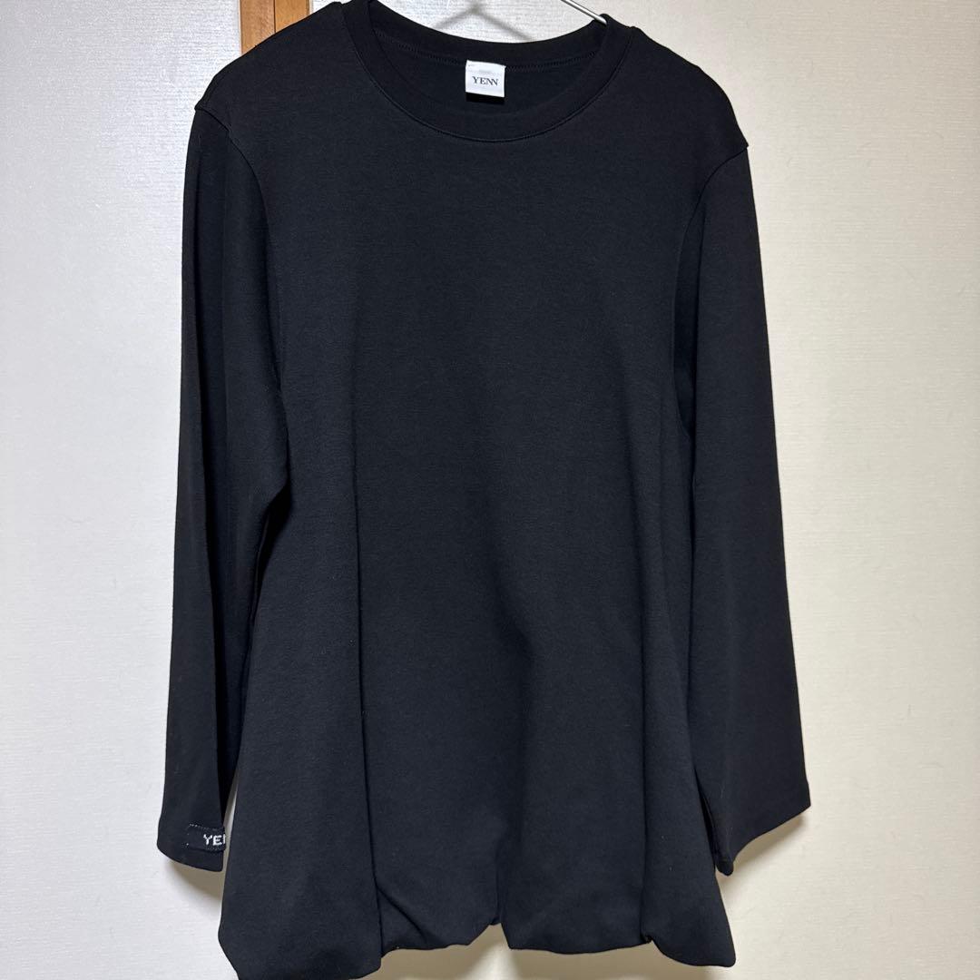 YENN BALLOON TUNIC PO BLACK イエン