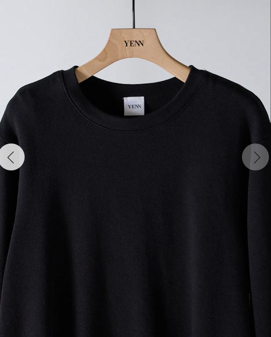 YENN BALLOON TUNIC PO BLACK イエン