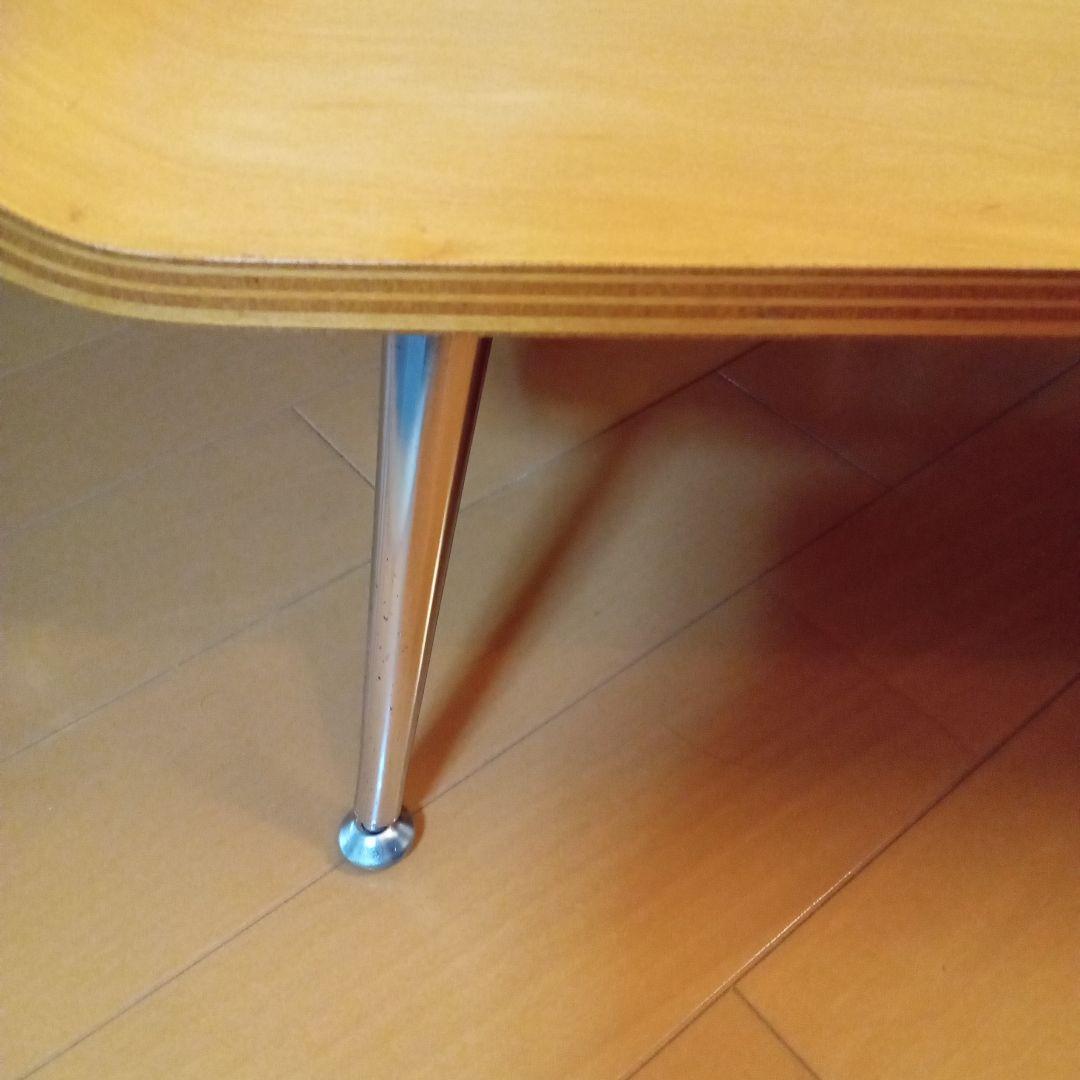 ✨️ミッドセンチュリー スペースエイジ プライウッド センターテーブル ガラス