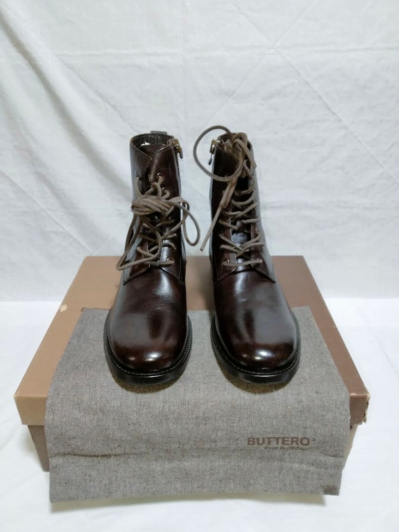 未使用 BUTTERO ブッテロ 7ホール レザー ブーツ B2904 41