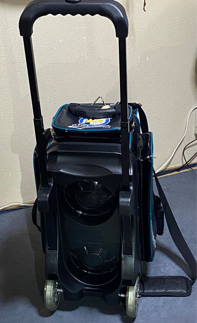 ボウリングバッグ2個用 シューズその他収納ポケット多数