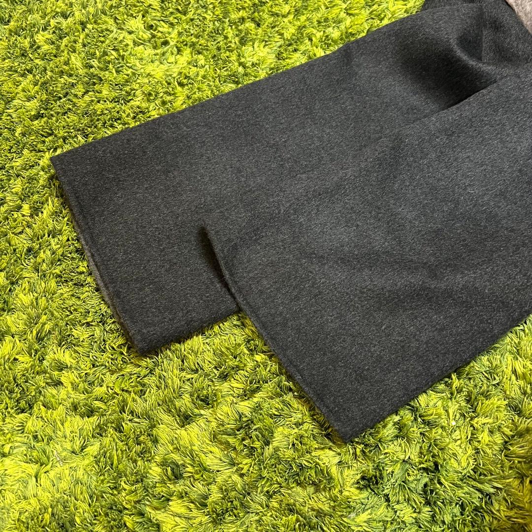 高級 フォクシー カシミア100% ダブルフェイス チンチラ ファー コート