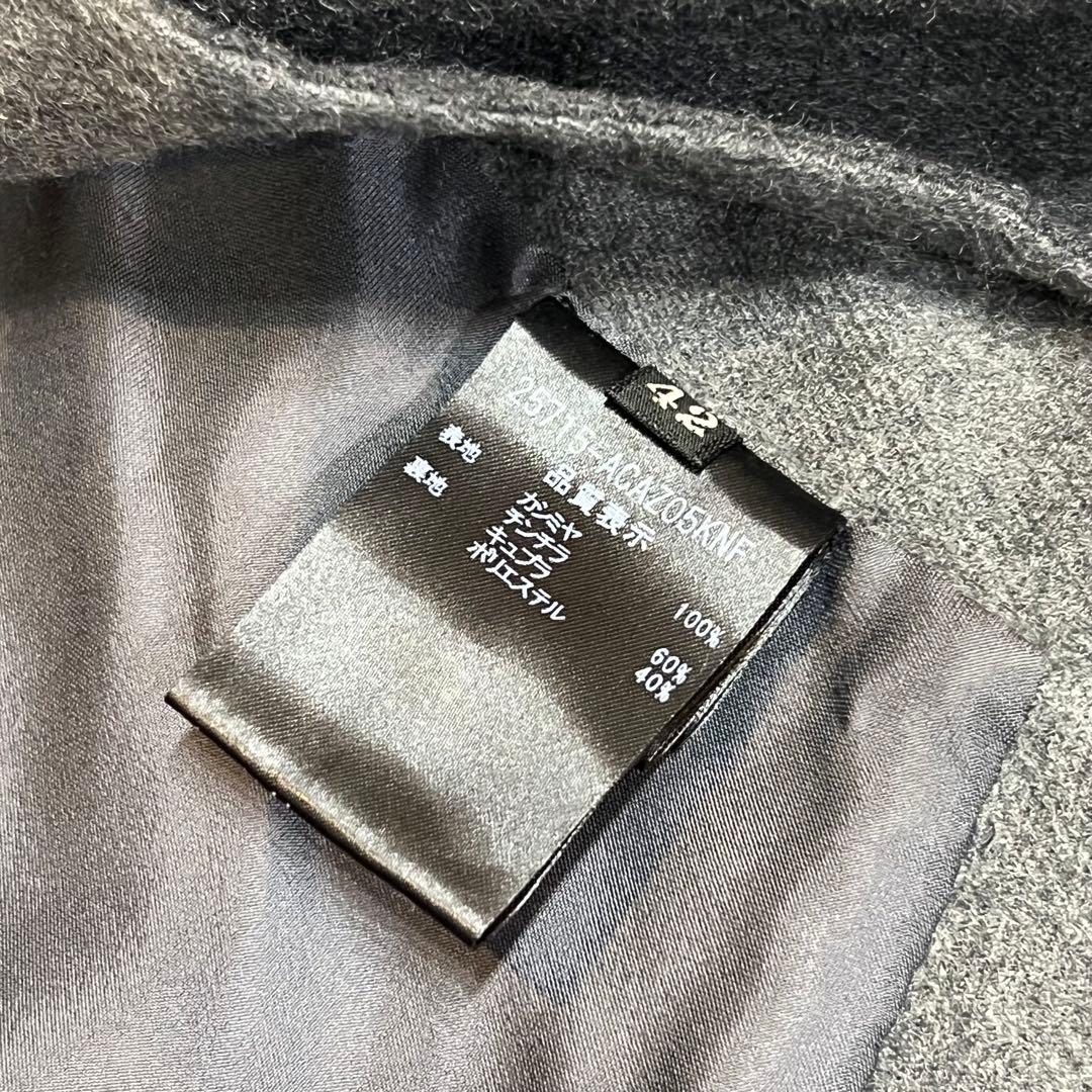 高級 フォクシー カシミア100% ダブルフェイス チンチラ ファー コート