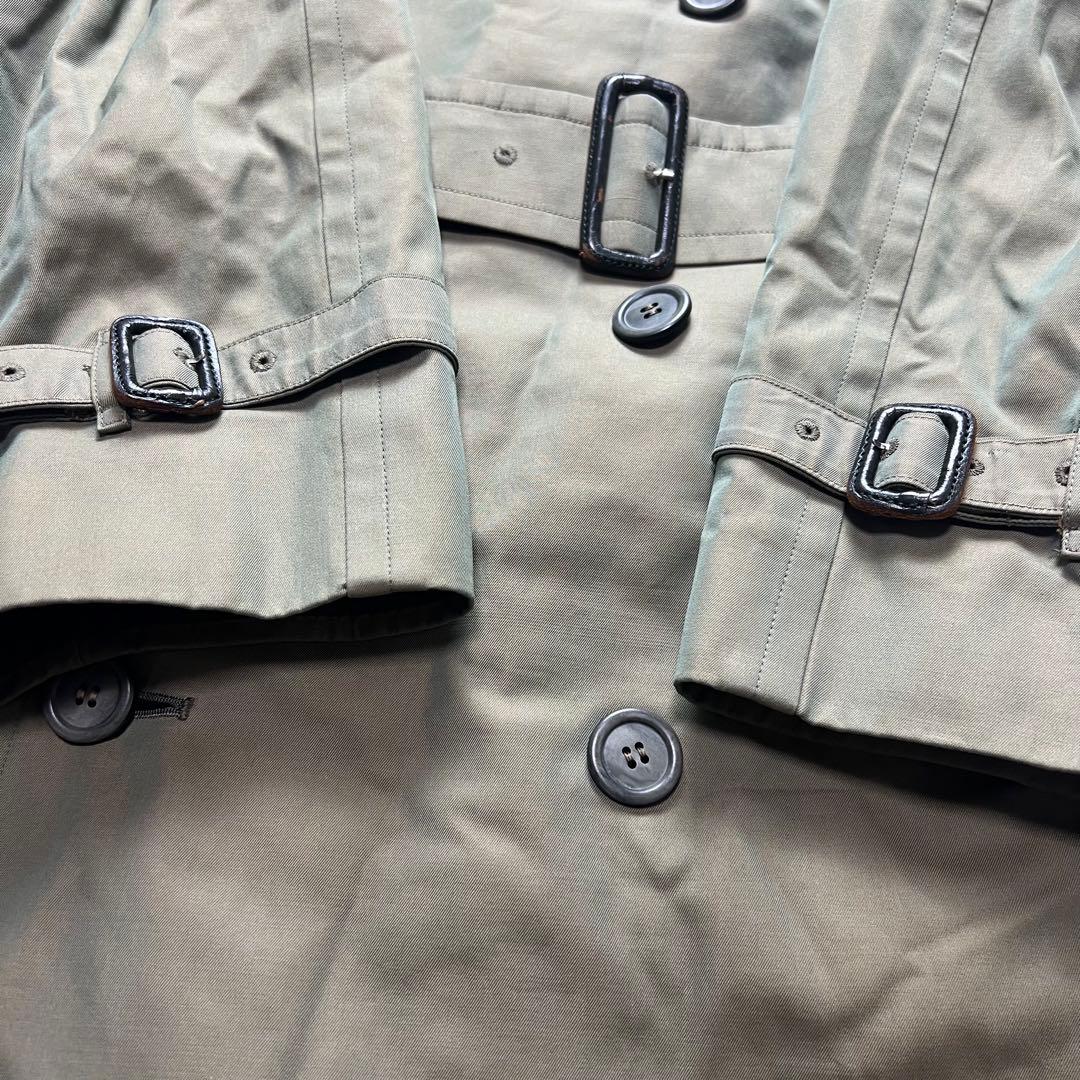 バーバリー♡トレンチコート　ベルト　ノバチェック カーキ　2XL相当