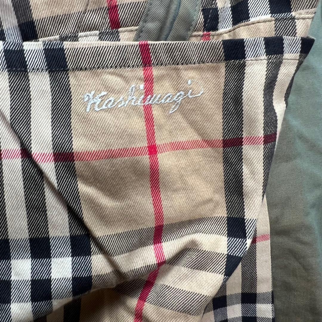 バーバリー♡トレンチコート　ベルト　ノバチェック カーキ　2XL相当