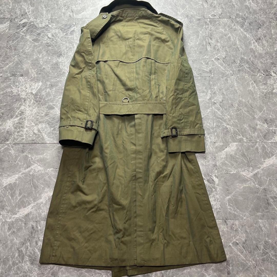 バーバリー♡トレンチコート　ベルト　ノバチェック カーキ　2XL相当
