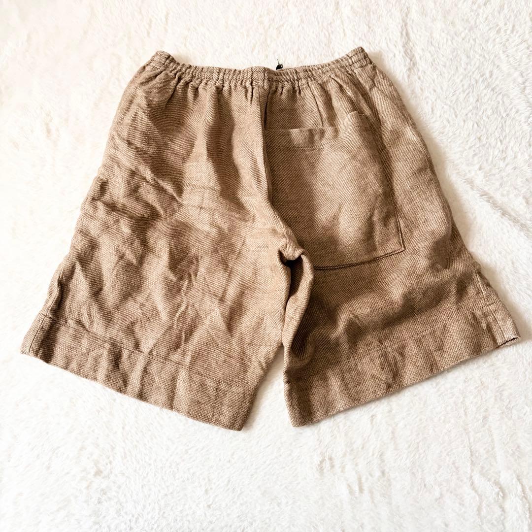 5560 希少✨ ドリスヴァンノッテン ショートパンツ 44 バイカラー リネン