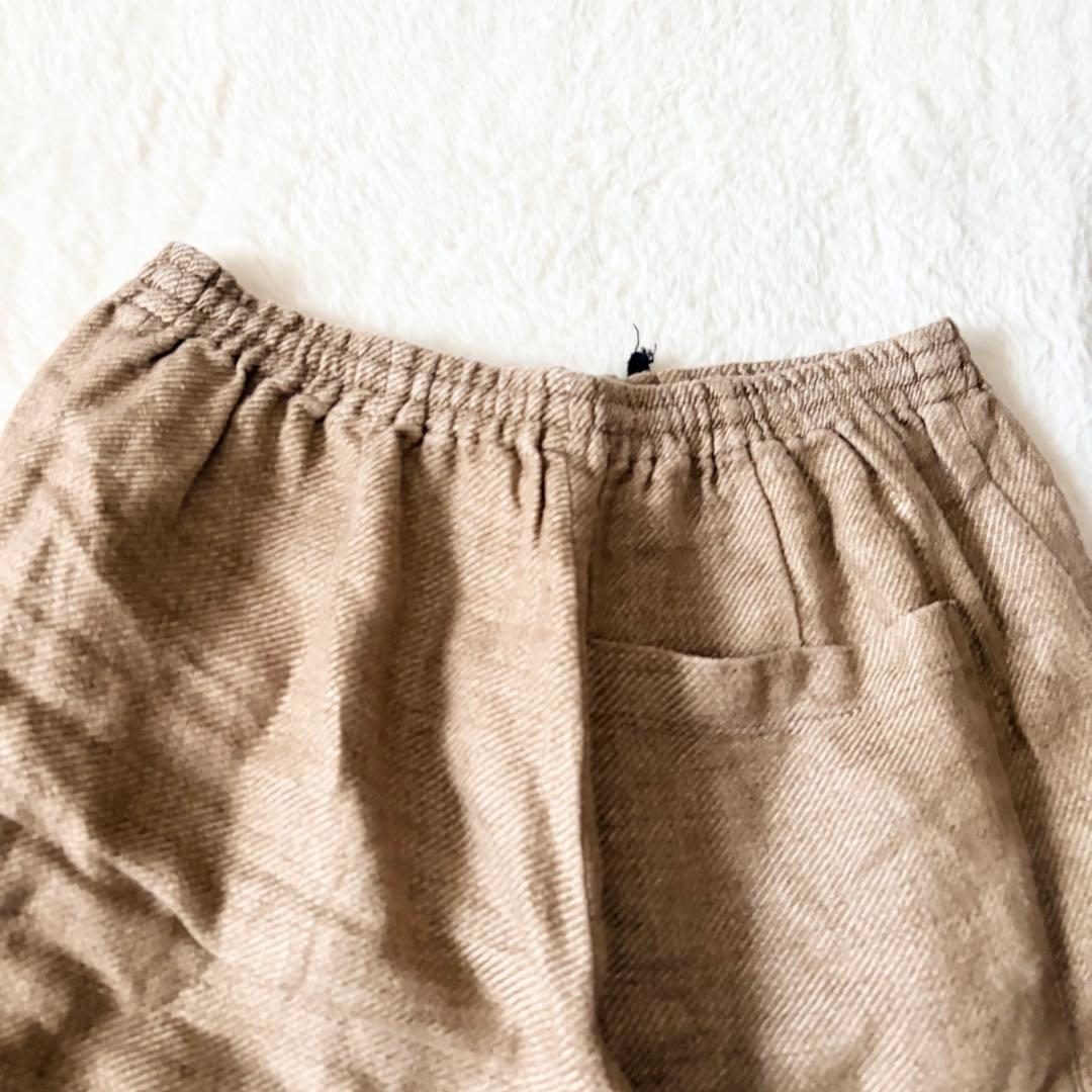 5560 希少✨ ドリスヴァンノッテン ショートパンツ 44 バイカラー リネン