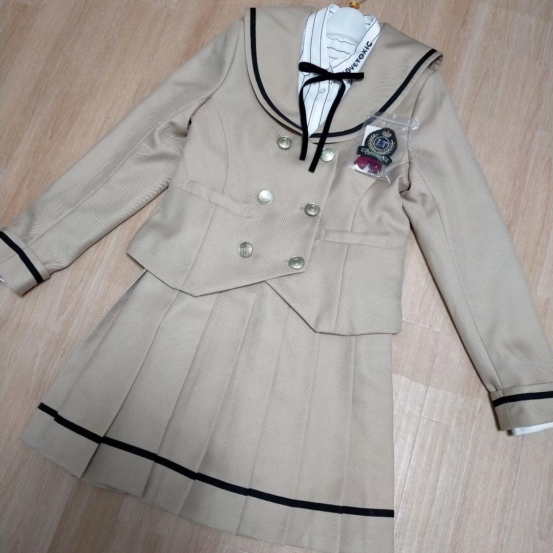 【美品】ラブトキシック　卒服　卒業式　160　ベージュ セーラー襟 フォーマル