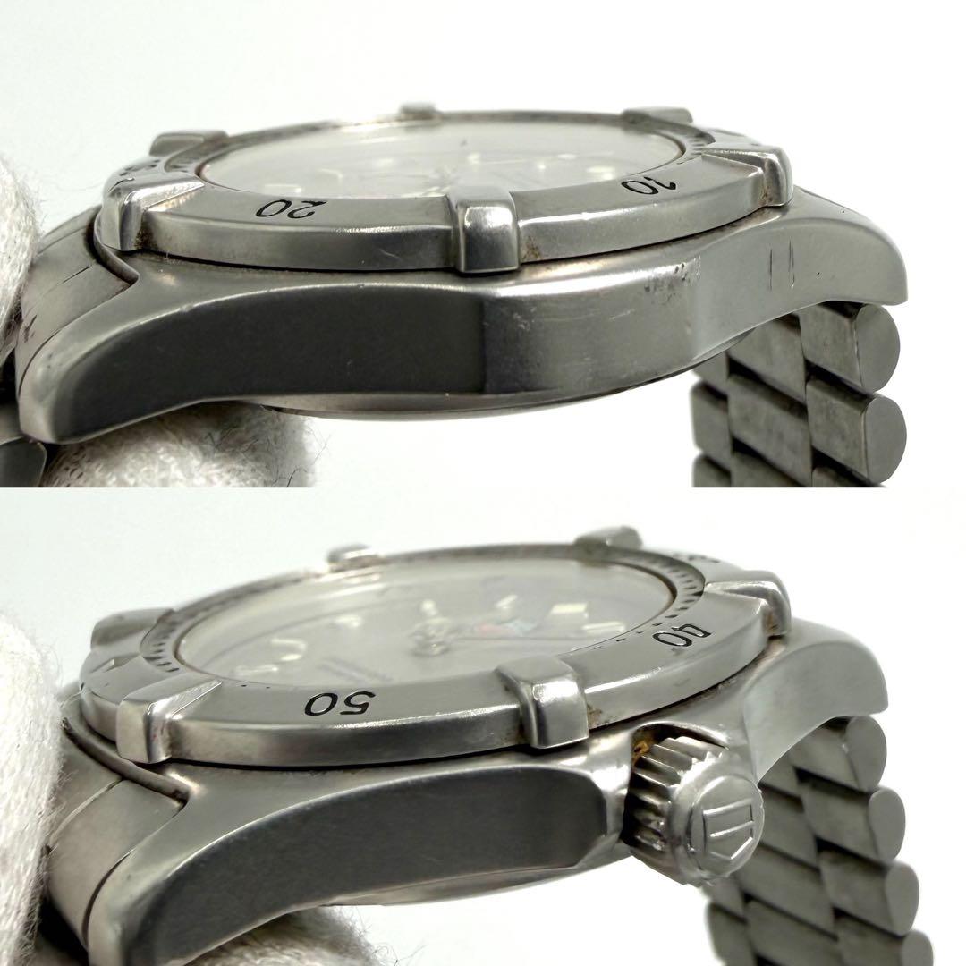 【稼動】 タグホイヤー 腕時計 プロフェッショナル 200m メンズ シルバー