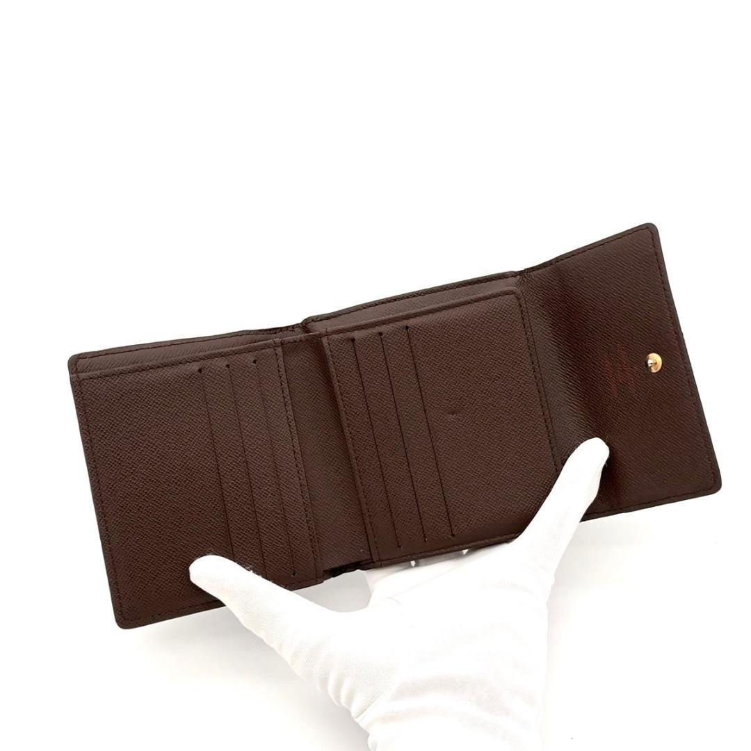 ルイヴィトン 折財布 ダミエ エベヌ ポルトフォイユ エリーズ 2221