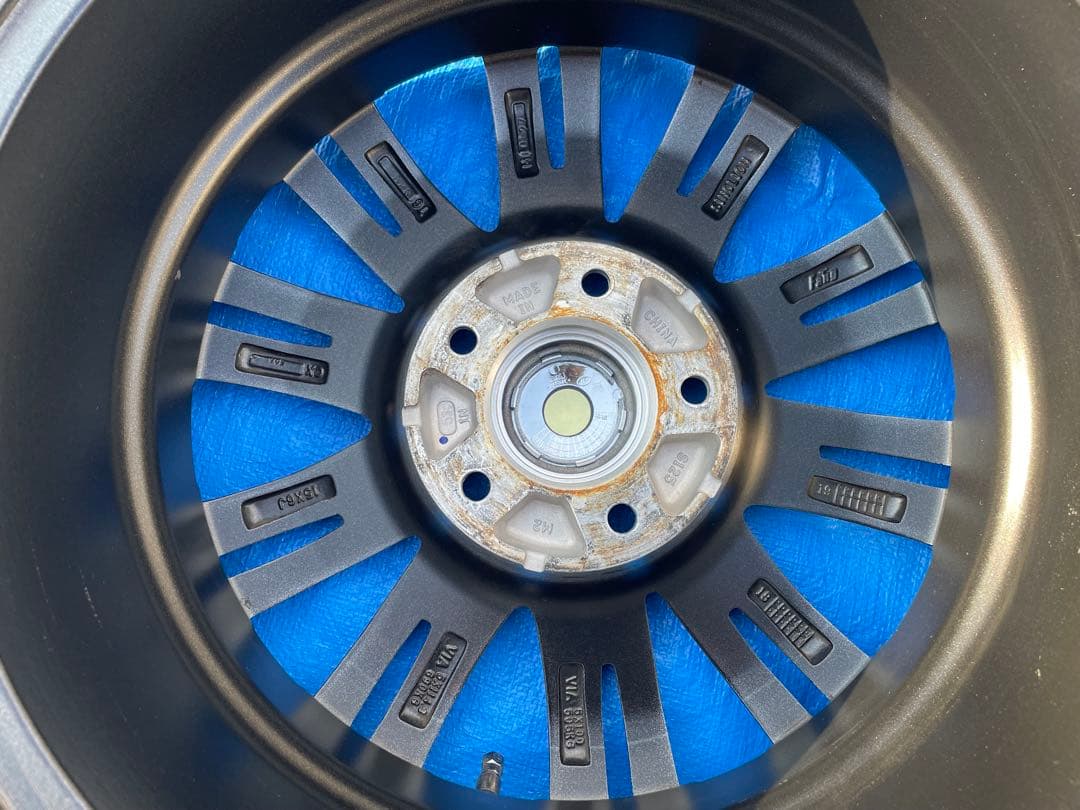 未使用？　15インチ　6J PCD114.3 5穴　アルミホイール　4本