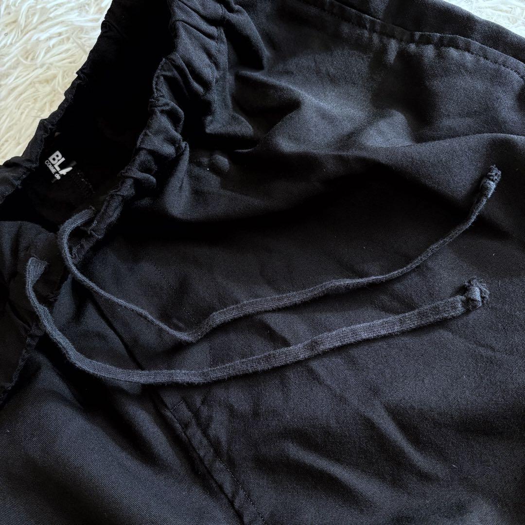 美品 ブラックコムデギャルソン ワイド サルエルパンツ AD2020 黒 L