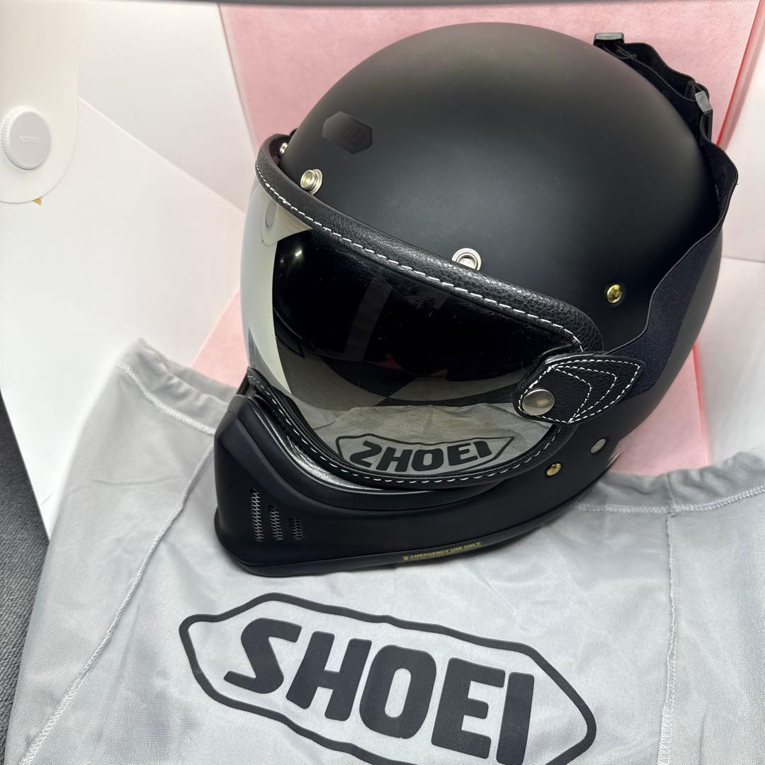 SHOEI EXzero 61cmXL マットブラック ミラーゴーグル付 美品