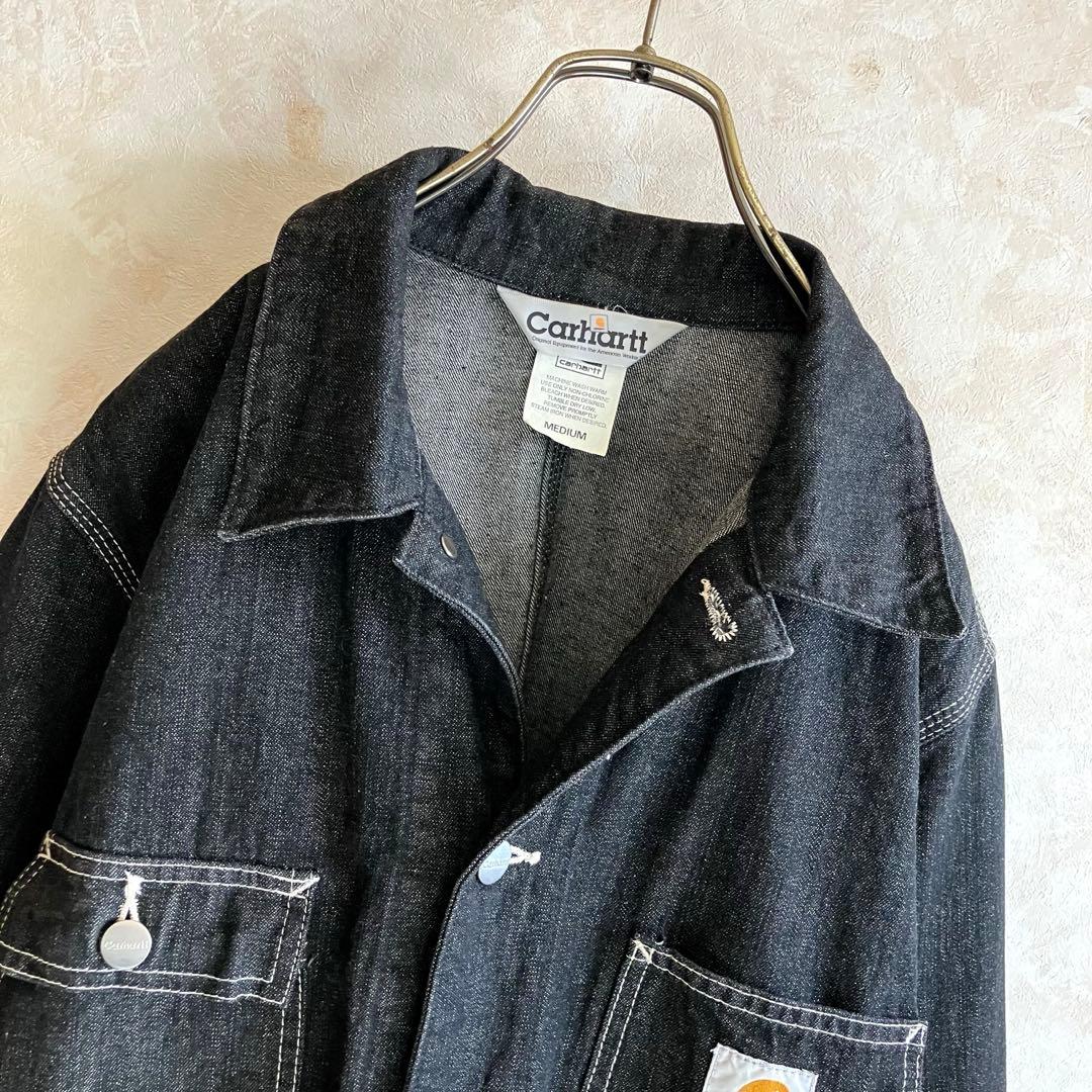 希少 90's デッドストック カーハート カバーオール 黒 L