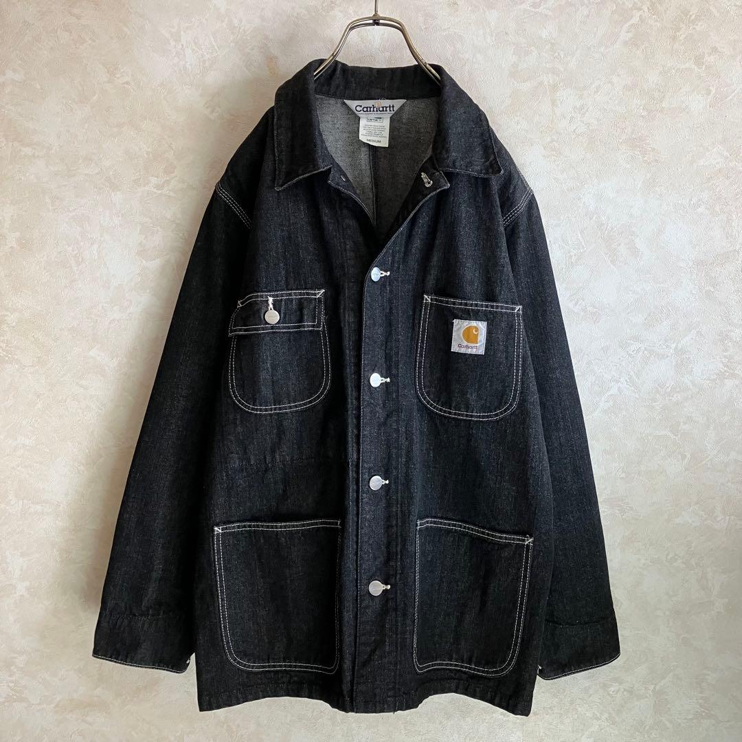 希少 90's デッドストック カーハート カバーオール 黒 L