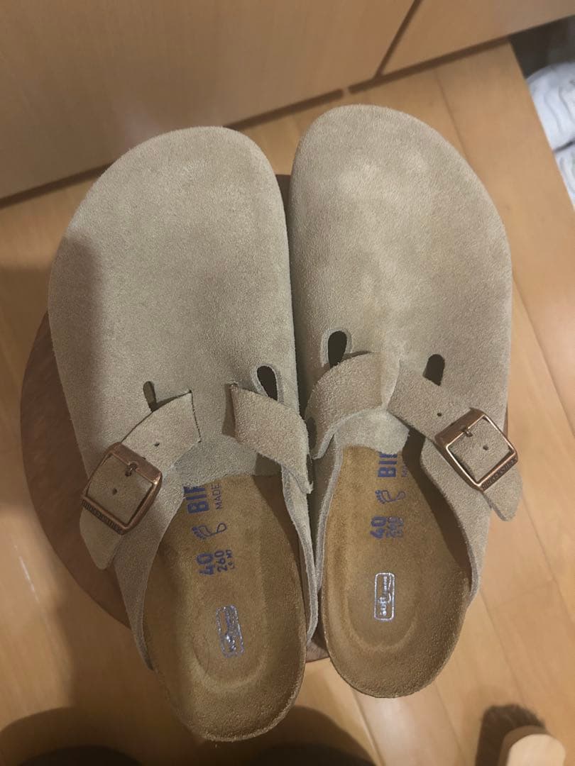 美品　ビルケンシュトック　ボストン　トープ40 26センチ