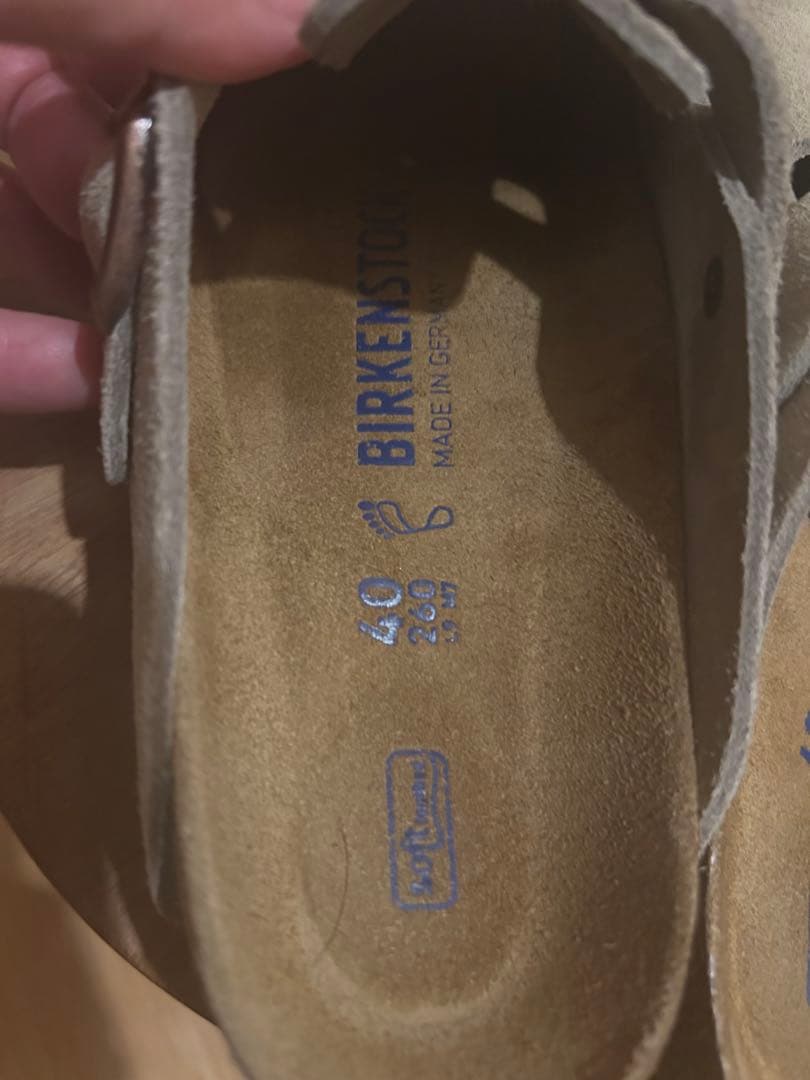 美品　ビルケンシュトック　ボストン　トープ40 26センチ