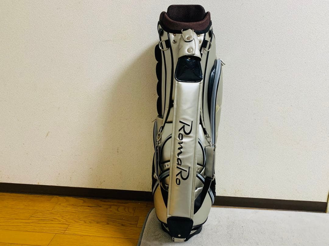 【早い者勝ち・大人気】RomaRo シルバー キャディバッグ
