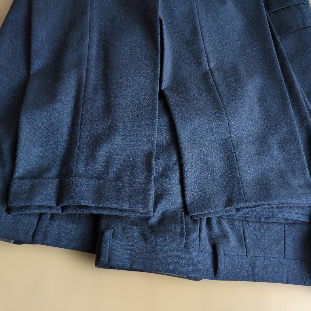 【カンスさま専用】ネイビー ビジネススーツ　スリーピース、スラックス2本付