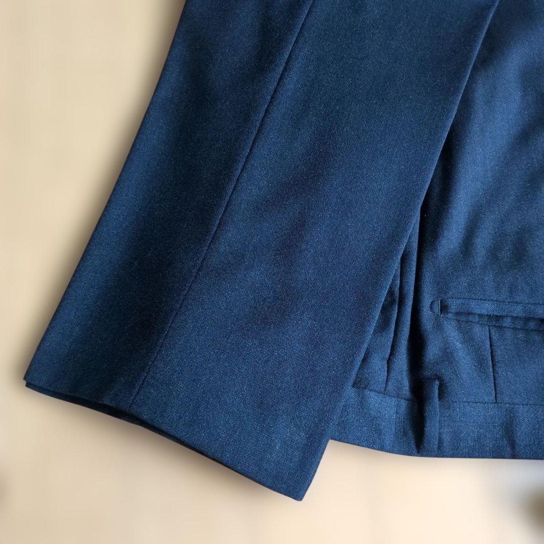 【カンスさま専用】ネイビー ビジネススーツ　スリーピース、スラックス2本付