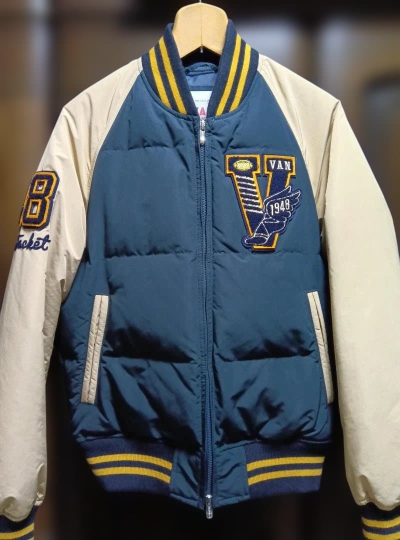 VAN スタジャン ネイビー/ダウン