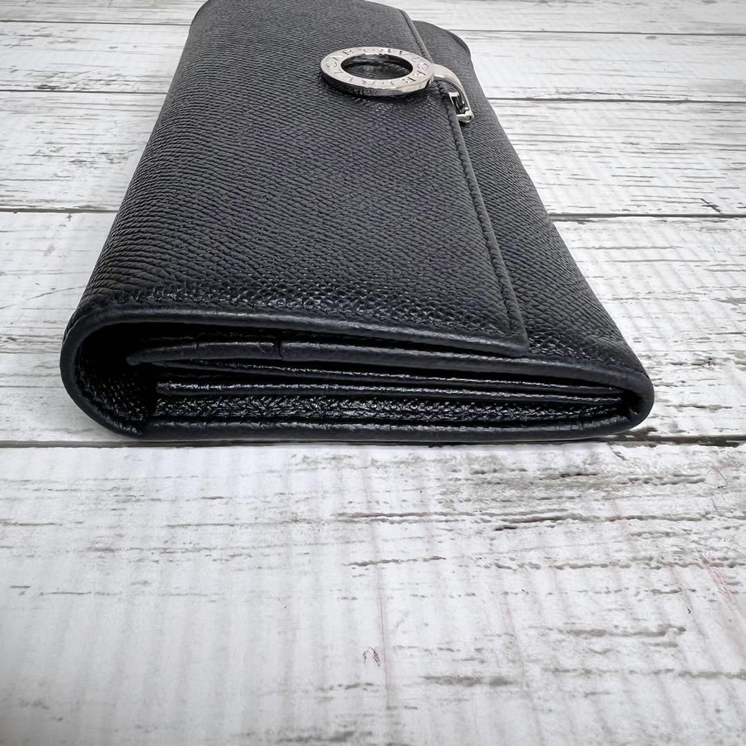 BVLGARI ブルガリ サークルロゴ ロゴクリップ 長財布