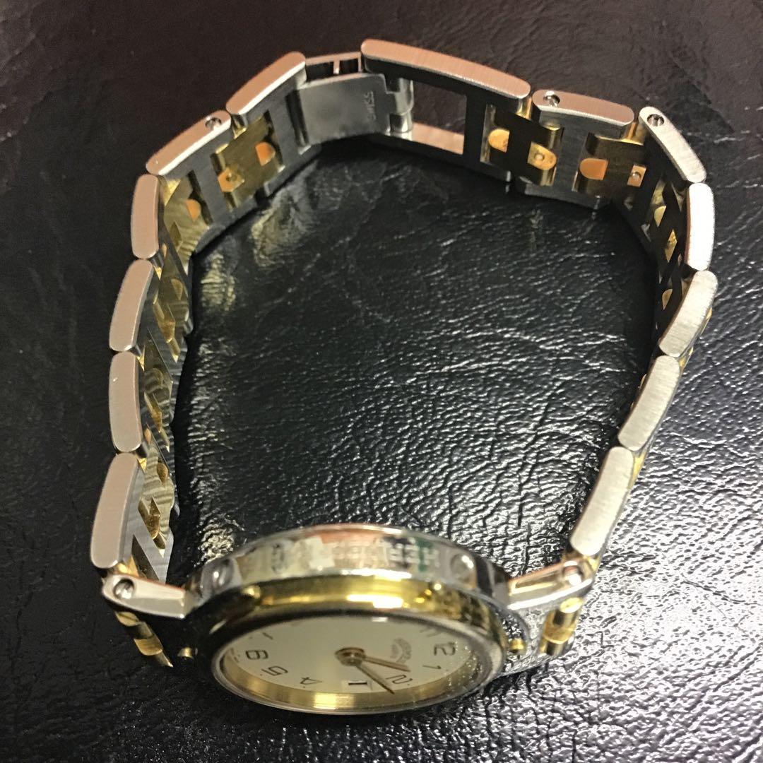 ❣️HERMES エルメス❣️クリッパーレディースクォーツ腕時計 ゴールド/シルバー