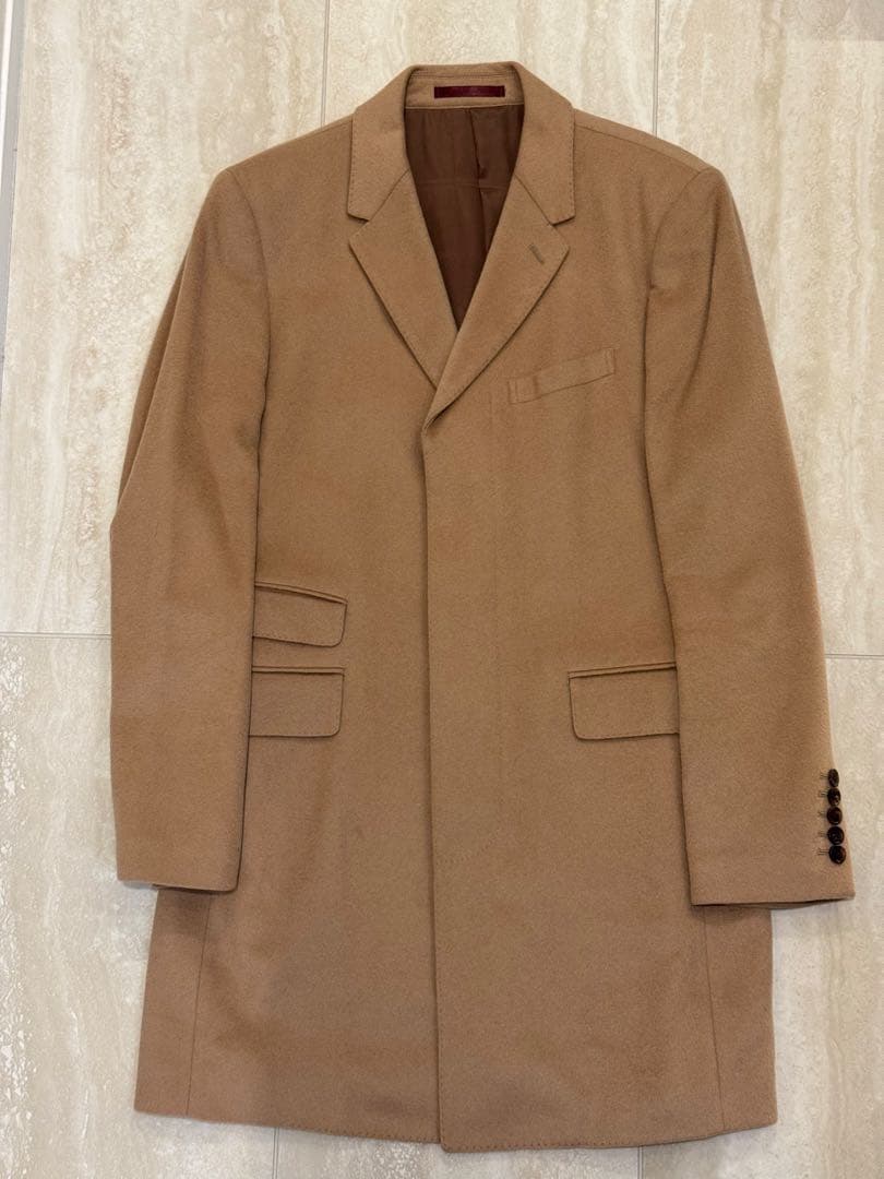 【カシミア100%】Paul Smith チェスターコート ベージュ