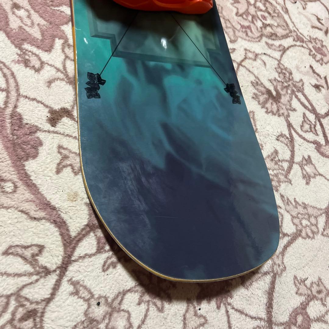 美品 SALOMON 138cm バイン付 スノーボードセット 子供 レディース