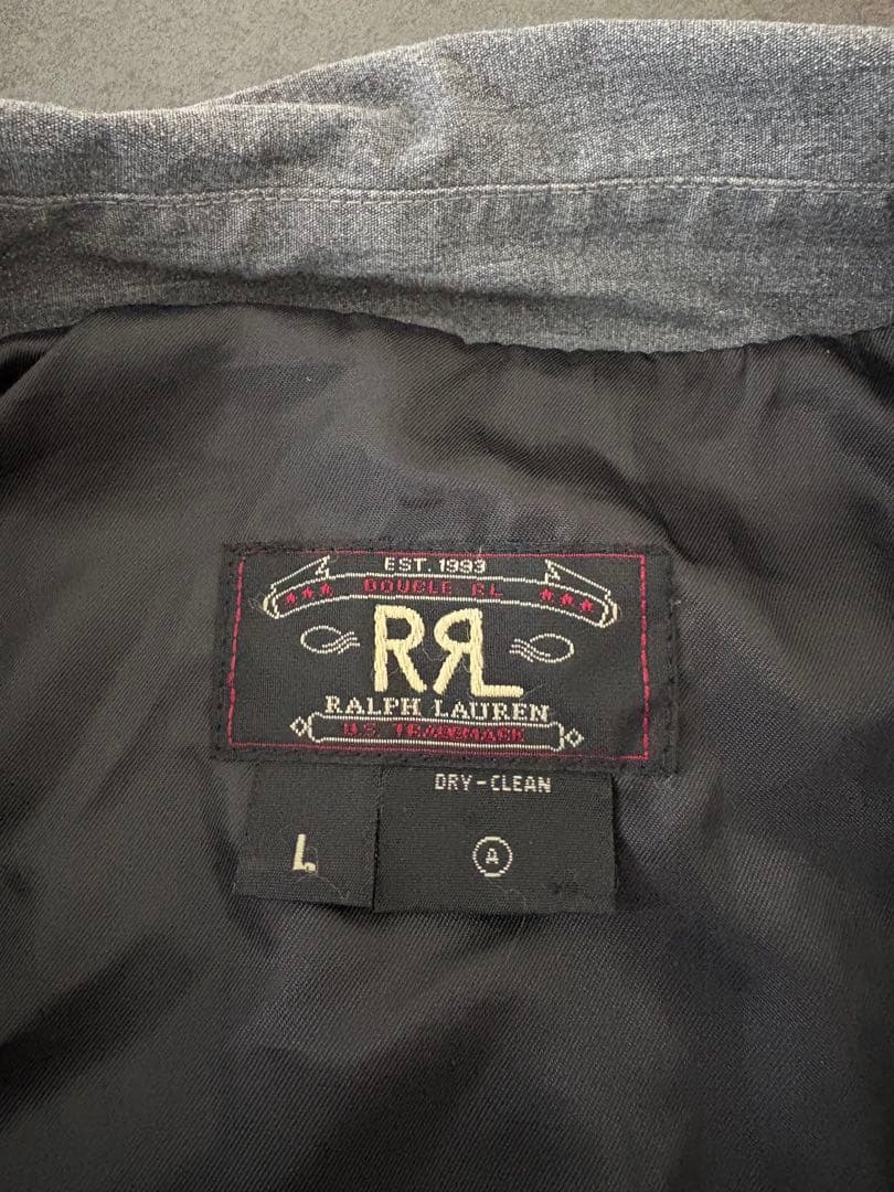 RRL（ダブルアールエル）三つ星タグ / カバーオールジャケット　サイズL
