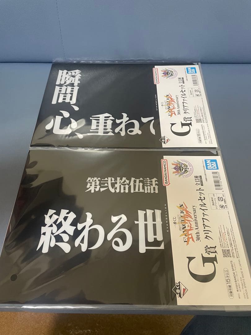 一番くじ新世紀エヴァンゲリオンA賞&ラストワン賞 ファイル5枚未開封クジ14枚付