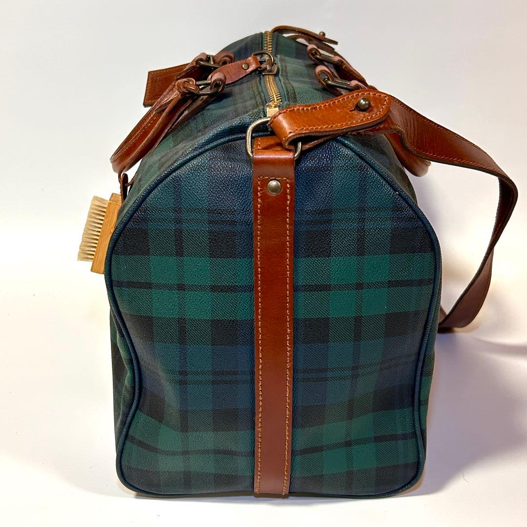 ✨美品✨ ラルフローレン 2WAY ボストンバッグ チェック PVCレザー 旅行
