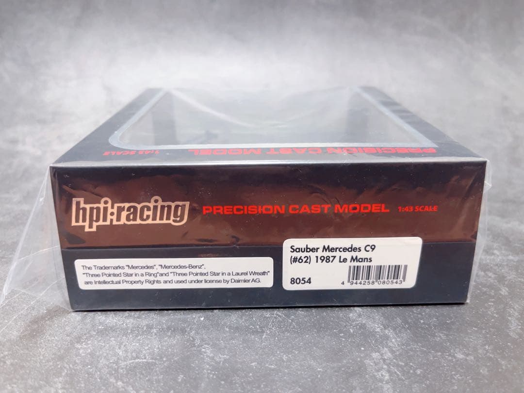 hpi 1/43 ザウバー メルセデス C9 #62 1987 ル・マン