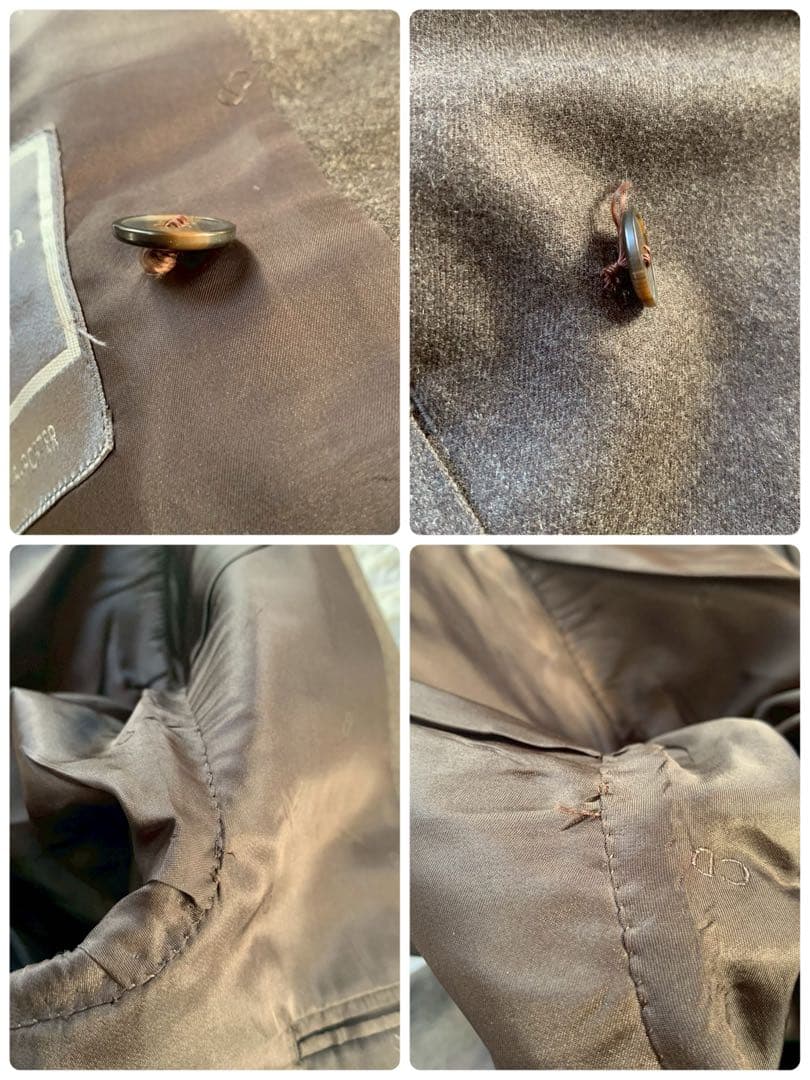 ハンガー付き✨　クリスチャンディオール　スーツ　セットアップ　ダブルブレスト